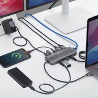 Miniatura 7 de Adaptador Multipuertos USB-C a DP Doble - 100W - 4K60 - GbE