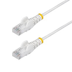 Cable Ethernet CAT6 Delgado de 10m Blanco - Snagless - LSZH