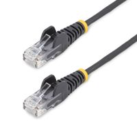 Miniatura 2 de Cable Ethernet CAT6 Delgado de 7m Negro - Snagless - LSZH
