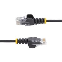 Miniatura 4 de Cable Ethernet CAT6 Delgado de 7m Negro - Snagless - LSZH
