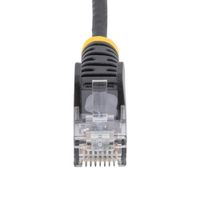 Miniatura 5 de Cable Ethernet CAT6 Delgado de 7m Negro - Snagless - LSZH