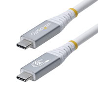 Miniatura 1 de Cable USB4 3m - USB-C Certificado USB-IF - 20Gbps - Blanco