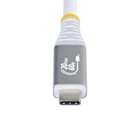 Miniatura 5 de Cable USB4 3m - USB-C Certificado USB-IF - 20Gbps - Blanco