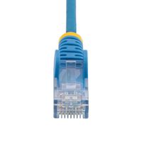 Miniatura 5 de Cable Ethernet CAT6 Delgado de 10m Azul - Snagless - LSZH