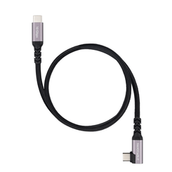Nanocable Cable USB-C 3.2 GEN2 Acodado 100W 3 M