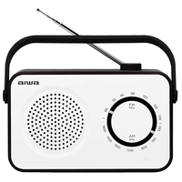 Miniatura 1 de RADIO VINTAGE CON ALTAVOZ AIWA R-190BW AM/FM ALTAVOZ 4" Y JACK 3.5mm DISE??O SOFT TOUCH STYLISH COLOR