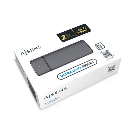 AISENS Caja Externa M.2 (NGFF) ASM2-002G SATA/NVME a USB3.1/USB3.2 GEN2, Gris - Imagen 7 de 7 AISENS Caja Externa M.2 (NGFF) ASM2-002G SATA/NVME a USB3.1/USB3.2 GEN2, Gris - Imagen 7 de 7