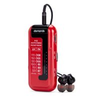 Miniatura 4 de RADIO ANALOGICA MINI AIWA R-22RD AM/FM HYPERBASS COLOR ROJO