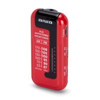 Miniatura 5 de RADIO ANALOGICA MINI AIWA R-22RD AM/FM HYPERBASS COLOR ROJO