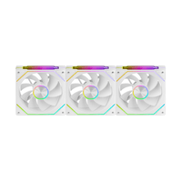Miniatura 1 de KIT 3xVENTILADOR INTERNO ARG MARS GAMING MF-LINKFINITY KIT BLANCO MODULARES PWM 120mm ASPAS INVERTID