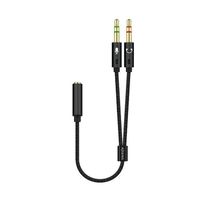 Miniatura 3 de AISENS - CABLE ADAPTADOR AUDIO JACK 3.5 4PINES/H-2XJACK 3.5 3PINES/M,