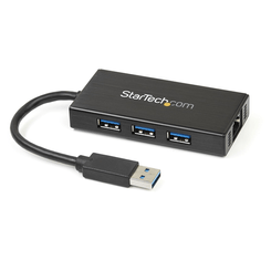 HUB USB 3.0 ALUMINIO CON CABLE