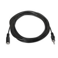 Miniatura 3 de Aisens Cable Audio Estéreo Jack 3.5/M-Jack 3.5/H Negro 3M