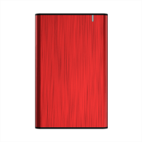 Miniatura 1 de AISENS Caja Externa 2,5" ASE-2525RED 9.5mm SATA a USB 3.0/USB3.1 Gen1, Rojo