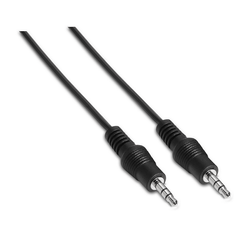 Aisens Cable Audio Estéreo Jack 3.5/M-Jack 3.5/M Negro 3M