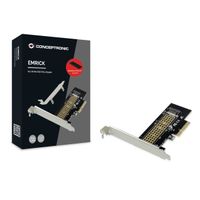 Miniatura 4 de CONTROLADORA CONCEPTRONIC PCI EXPRESS A DISCO SSD M2 CON DISIPADOR DE ALUMINIO ( NO COMPATIBLE M2 CLAVE B)