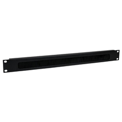 1U Brush Strip - Rack Cable Management