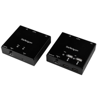 Miniatura 1 de EXTENSOR HDMI POR CABLE CAT6 CON HUB USB 4 PUERTOS 50M 10 80