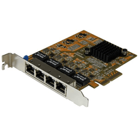 Miniatura 1 de Tarjeta de Red PCI Express Ethernet Gigabit con 4 Puertos RJ45