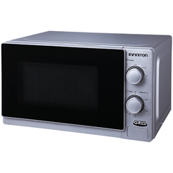 HORNO MICROONDAS CON GRILL INFINITON MW-1121A 20 LITROS SILVER