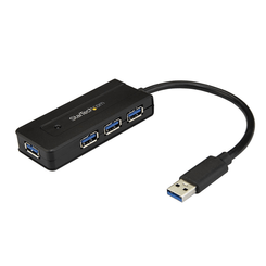 4PORT USB 3.0 HUB WITH CHARGE PORT - POWERED USB 3.0 H UB