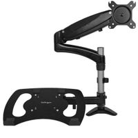 Miniatura 3 de Single-Monitor Arm with Laptop Stand
