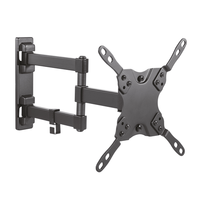 Miniatura 1 de SOPORTE DE PARED AISENS PARA PANTALLAS 13P A 42P HASTA 20KG BRAZO EXTENSIBLE GIRATORIO INCLINABLE NEGRO WT42TSLE-011
