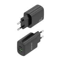 Miniatura 5 de CARGADOR AISENS GAN 20W, 1XUSB-C PD3.0, 1XUSB-A QC3.0, NEGRO