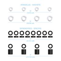 Miniatura 3 de Tooq SSK4820 Kit montaje Universal para pantallas