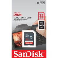Miniatura 2 de SanDisk Ultra 32GB SDHC Mem Card 100MB/s