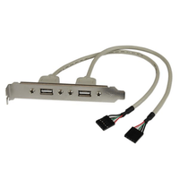 Miniatura 1 de BRACKET 2 PUERTOS USB A 2.0 A