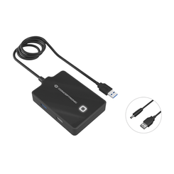HUB USB 2.0  & 3.0 CONCEPTRONIC  HUBBIES10B 4 PUERTOS Y CABLE DE 90CM
