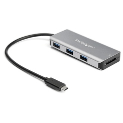 HUB USB-C STARTECH 3 PORT LECTOR MEMORIA FLASH SD - 3 X USB-A 1X USB-C
