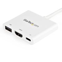 Miniatura 6 de USB TYPE-C TO HDMI ADAPTER PD & USB PORT -USB-C 4K - WHI TE