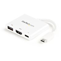 Miniatura 7 de USB TYPE-C TO HDMI ADAPTER PD & USB PORT -USB-C 4K - WHI TE