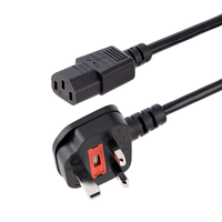Miniatura 1 de Cable de Alimentacion Corriente de 3m para Ordenador C13 a Enchufe Bri