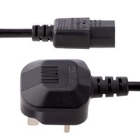 Miniatura 3 de Cable de Alimentacion Corriente de 3m para Ordenador C13 a Enchufe Bri