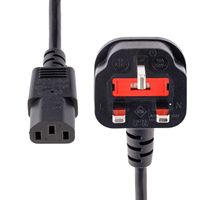 Miniatura 4 de Cable de Alimentacion Corriente de 3m para Ordenador C13 a Enchufe Bri