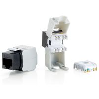 Miniatura 2 de KIT 8 UDS CONECTOR HEMBRA RJ45 UTP CAT6 PANEL KEYSTONE TOOL FREE
