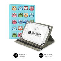 Miniatura 2 de FUNDA TABLET 10,1´´ SUBBLIM TRENDY CASE OWLS