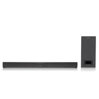 Miniatura 1 de SHARP HT-SBW110  Soundbar 2.1 Slim con Subwoofer, Bluetooth, HDMI ARC/CEC, 180W, audio optico digital, AUX, 80 cm, color Negro