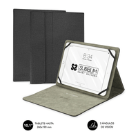 Miniatura 1 de FUNDA STAND 10,1´´ UNIVERSAL SUBBLIM BLACK