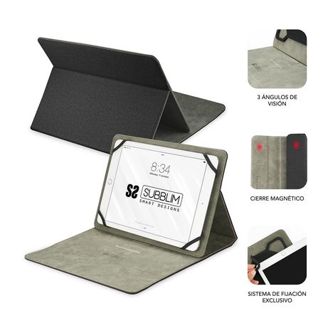 FUNDA STAND 10,1´´ UNIVERSAL SUBBLIM BLACK - Imagen 3 de 4 FUNDA STAND 10,1´´ UNIVERSAL SUBBLIM BLACK - Imagen 3 de 4