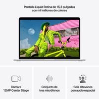 Miniatura 6 de PORTATIL APPLE MACBOOK AIR 15" M5 10C/10G 16GB 1TB SILVER