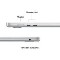 Miniatura 7 de PORTATIL APPLE MACBOOK AIR 15" M5 10C/10G 16GB 1TB SILVER