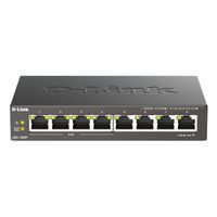 Miniatura 2 de SWITCH NO GESTIONABLE D-LINK DGS-1008P 8P GIGA CON 4P POE (52W) SOBREMESA NO RACK