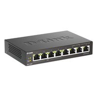 Miniatura 3 de SWITCH NO GESTIONABLE D-LINK DGS-1008P 8P GIGA CON 4P POE (52W) SOBREMESA NO RACK