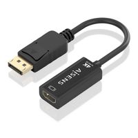 Miniatura 3 de AISENS Conversor DisplayPort a HDMI 4K 60Hz  DP M HDMI M  Negro  15cm