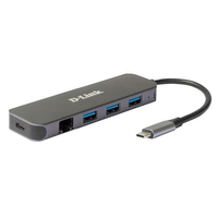 Miniatura 1 de HUB USB-C D-LINK DUB-2334 A 3xUSB3.0 1xUSB-C PD 60W) 1xGb RJ45