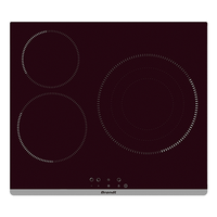 Miniatura 1 de VITROCERAMICA INDEPENDIENTE RADIANTES BRANDT BPV6322B 3 ZONAS COCCION ANCHO 58 CM
